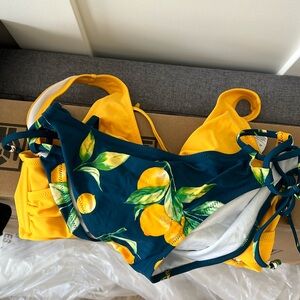 CUPSHE Brand New Lemon Bathing Suit Never Worn